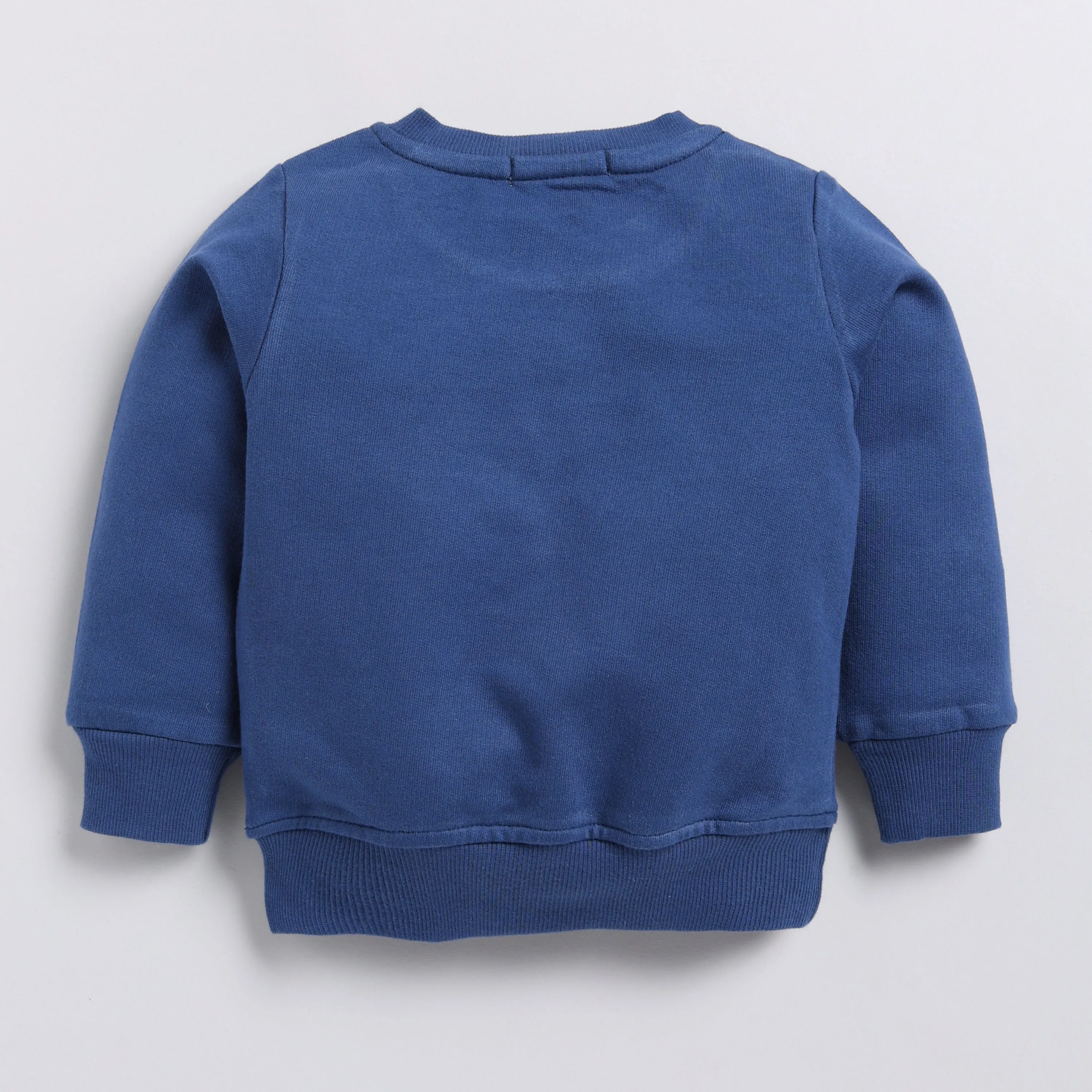 Dark Blue Organic Blue Sweatshirt & Jogger Set