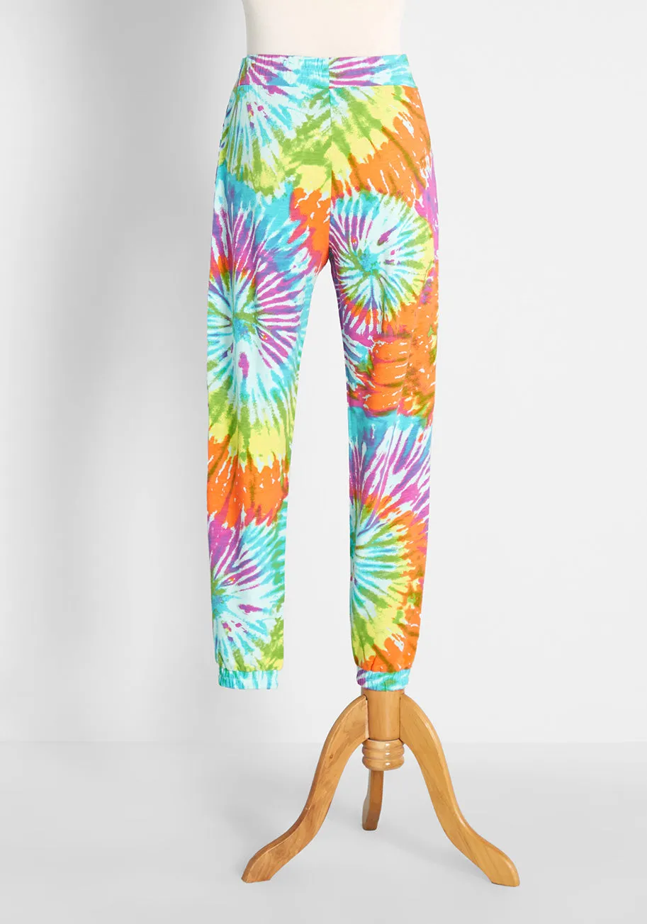 Day Tripping in Tie-Dye Joggers