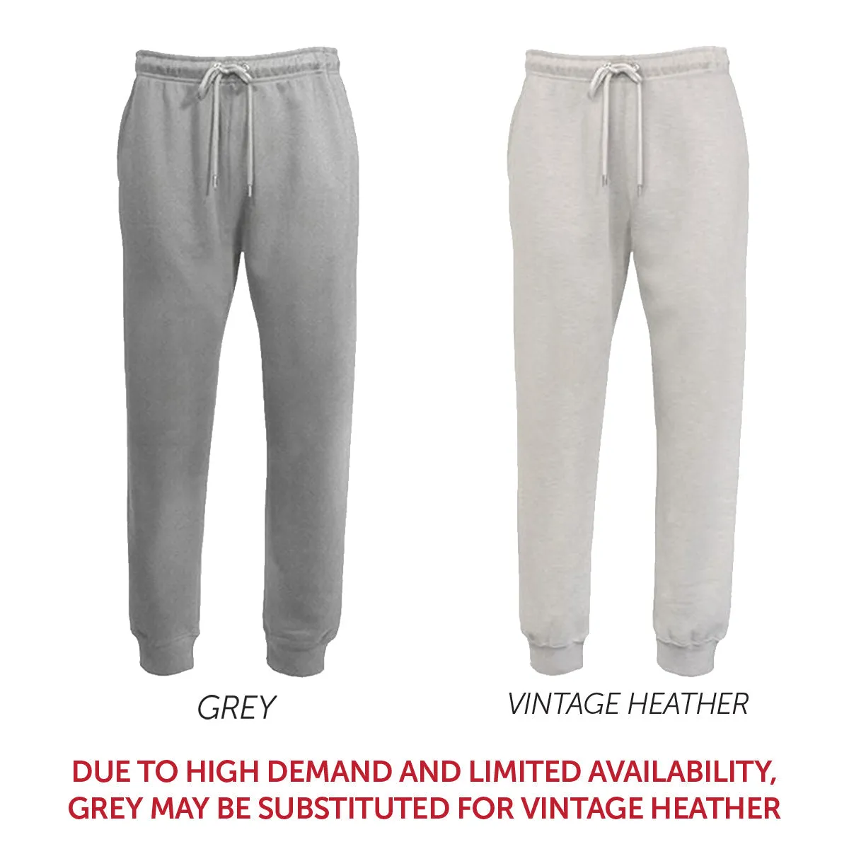 Delt Vintage Grey Classic Joggers