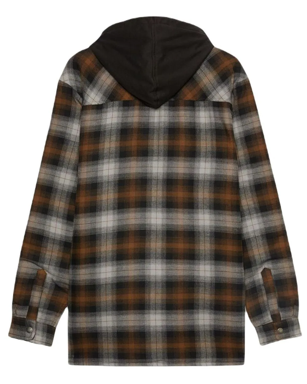 Dickies Fleece Hood Flannel Shirt Jacket