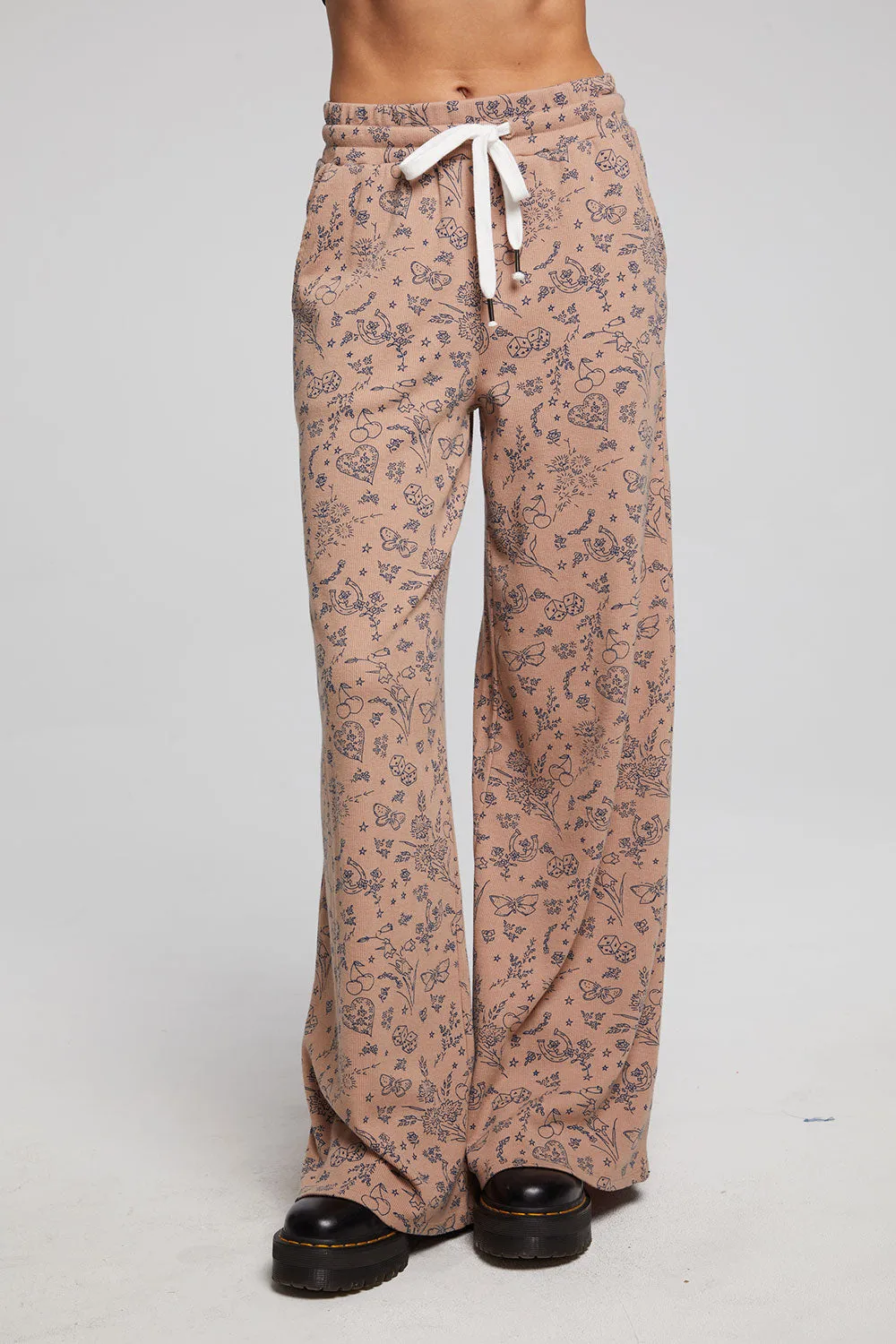 Ditsy Print Joggers