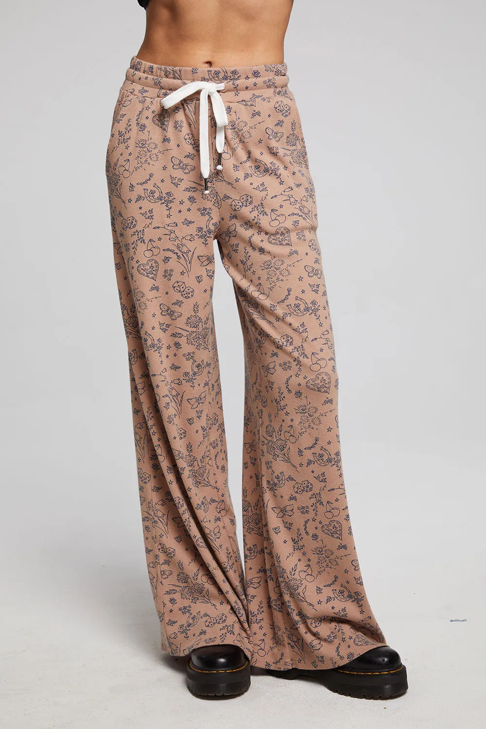 Ditsy Print Joggers