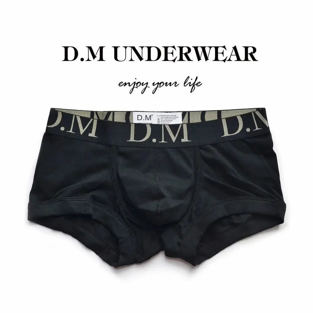 D.M Men's Boxer Underwear Low Waist sexy