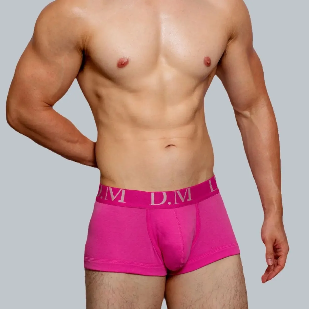 D.M Men's Boxer Underwear Low Waist sexy