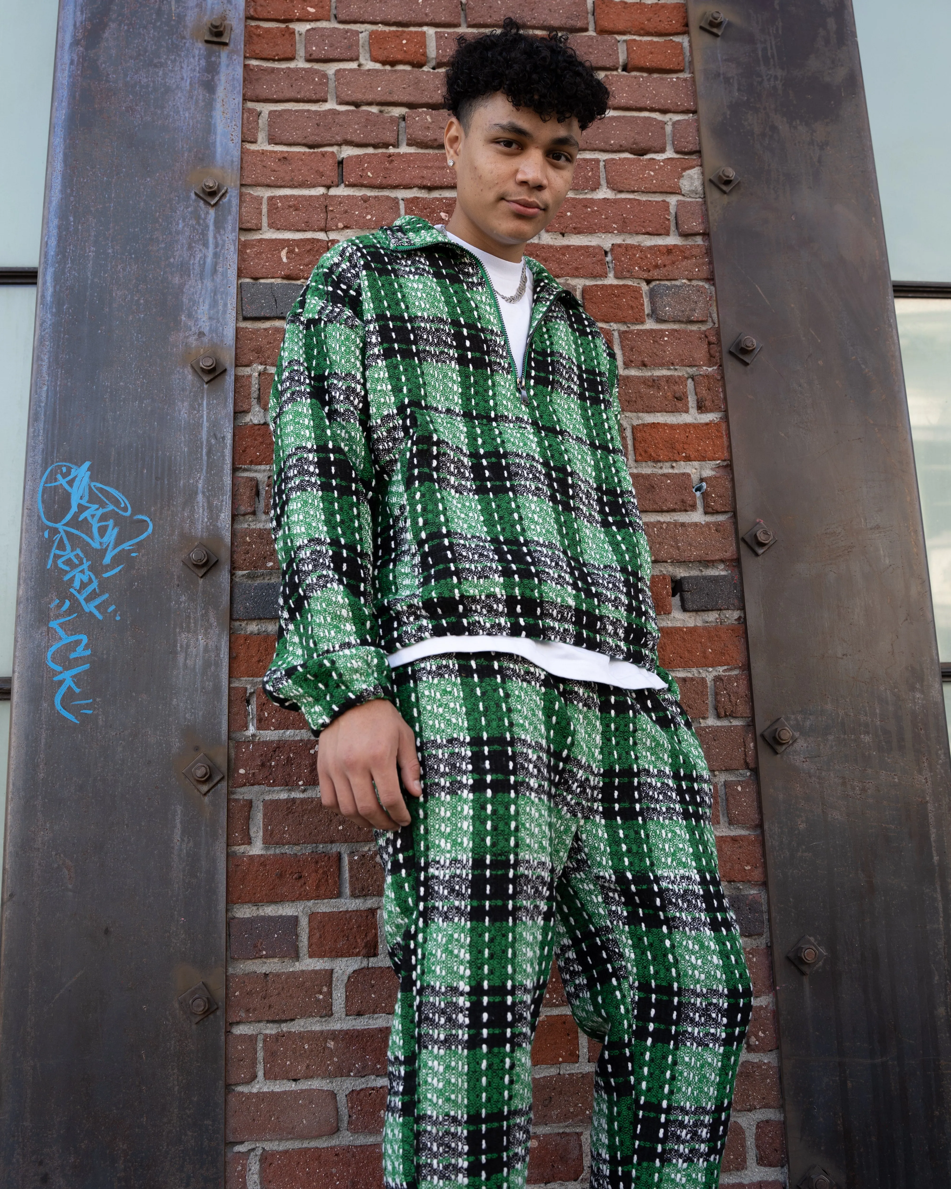 EPTM FLANNEL JOGGERS-GREEN