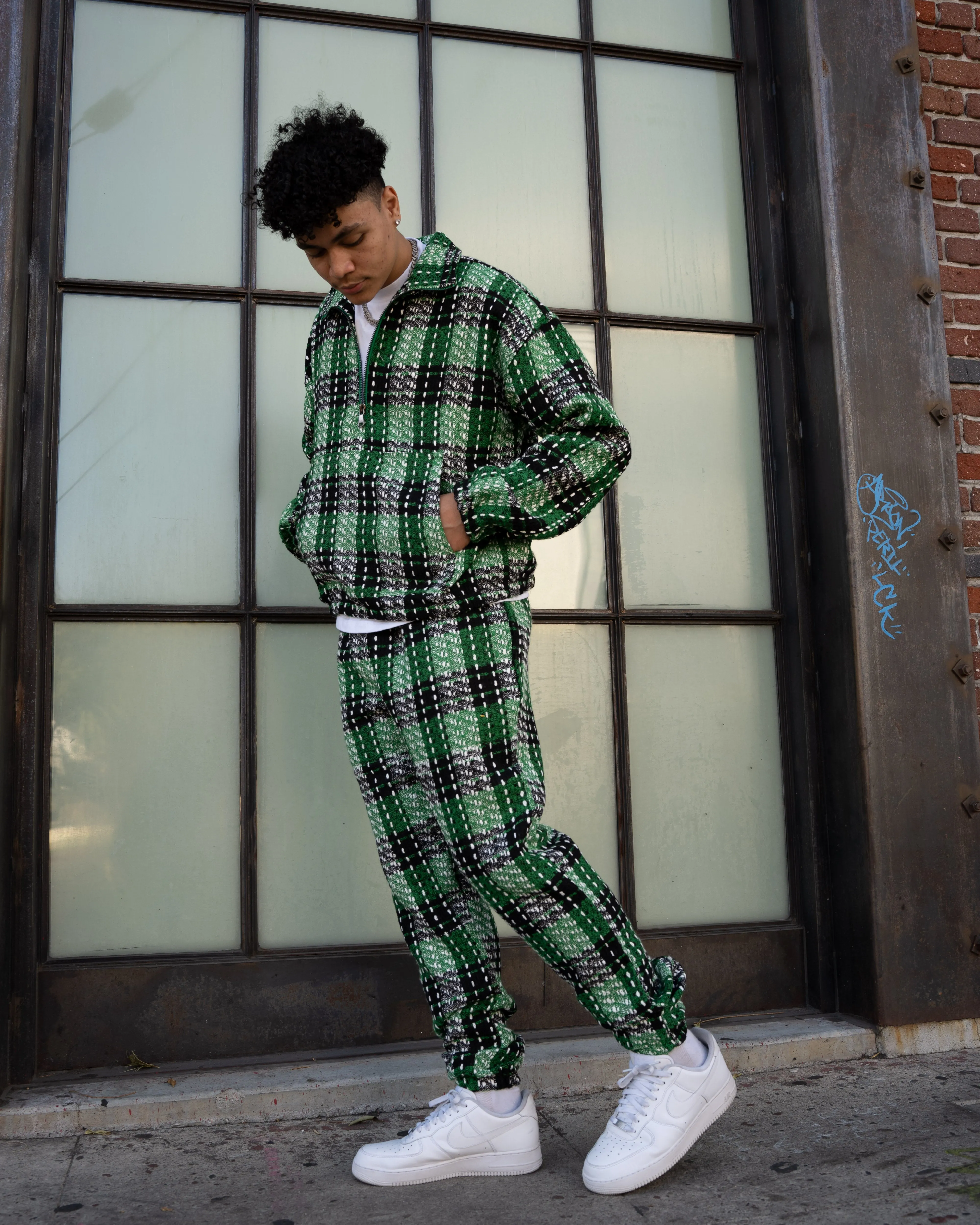 EPTM FLANNEL JOGGERS-GREEN