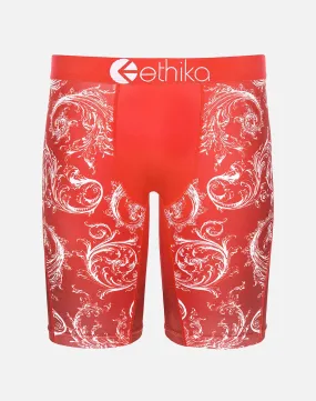 Ethika ROYAL RED STAPLE BOXER BRIEFS