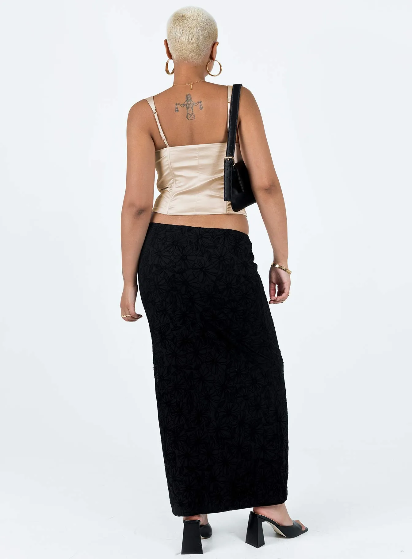 Eurodium Maxi Skirt Black