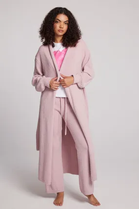 Eveee Mauve Rose Maxi Cardigan