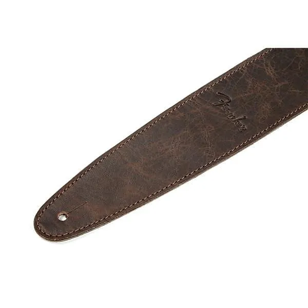 Fender Artisan Crafted Leather Strap, 2.5'' Brown