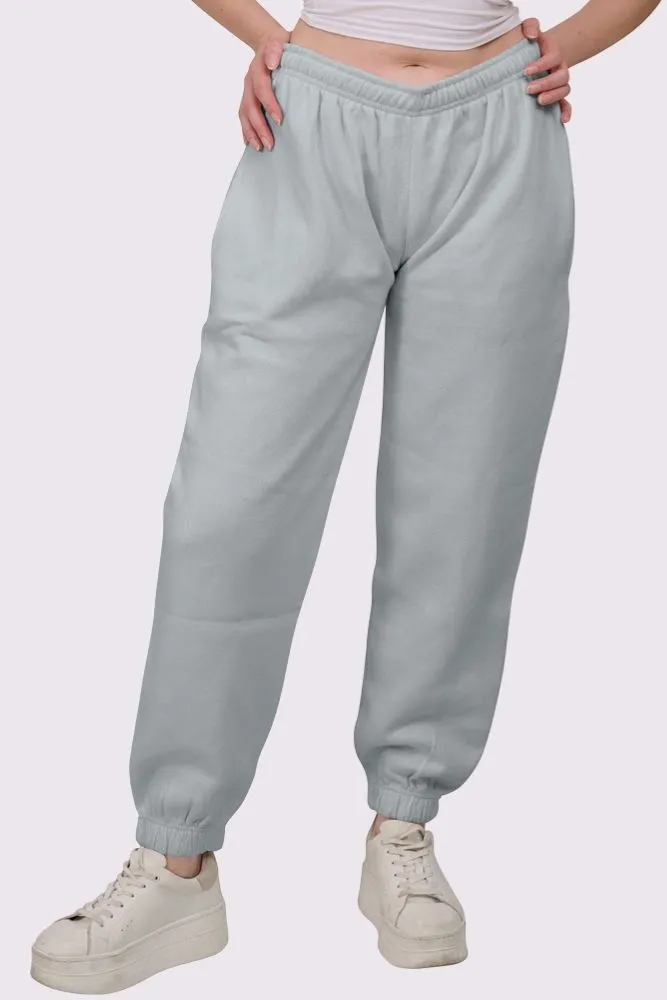 Fleece Full Length Closed Hem Jogging Bottoms