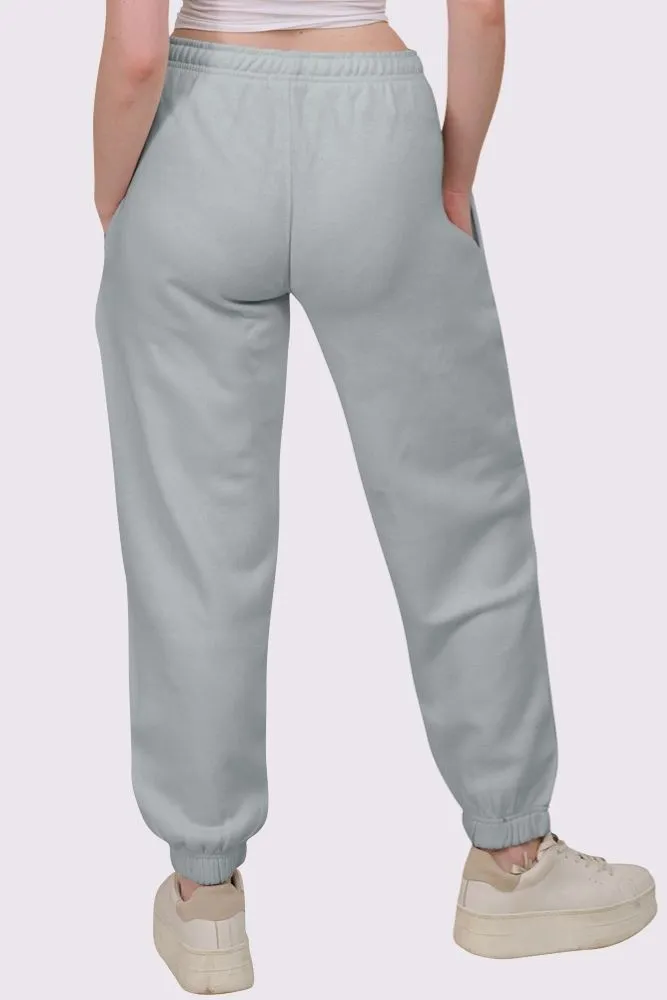 Fleece Full Length Closed Hem Jogging Bottoms