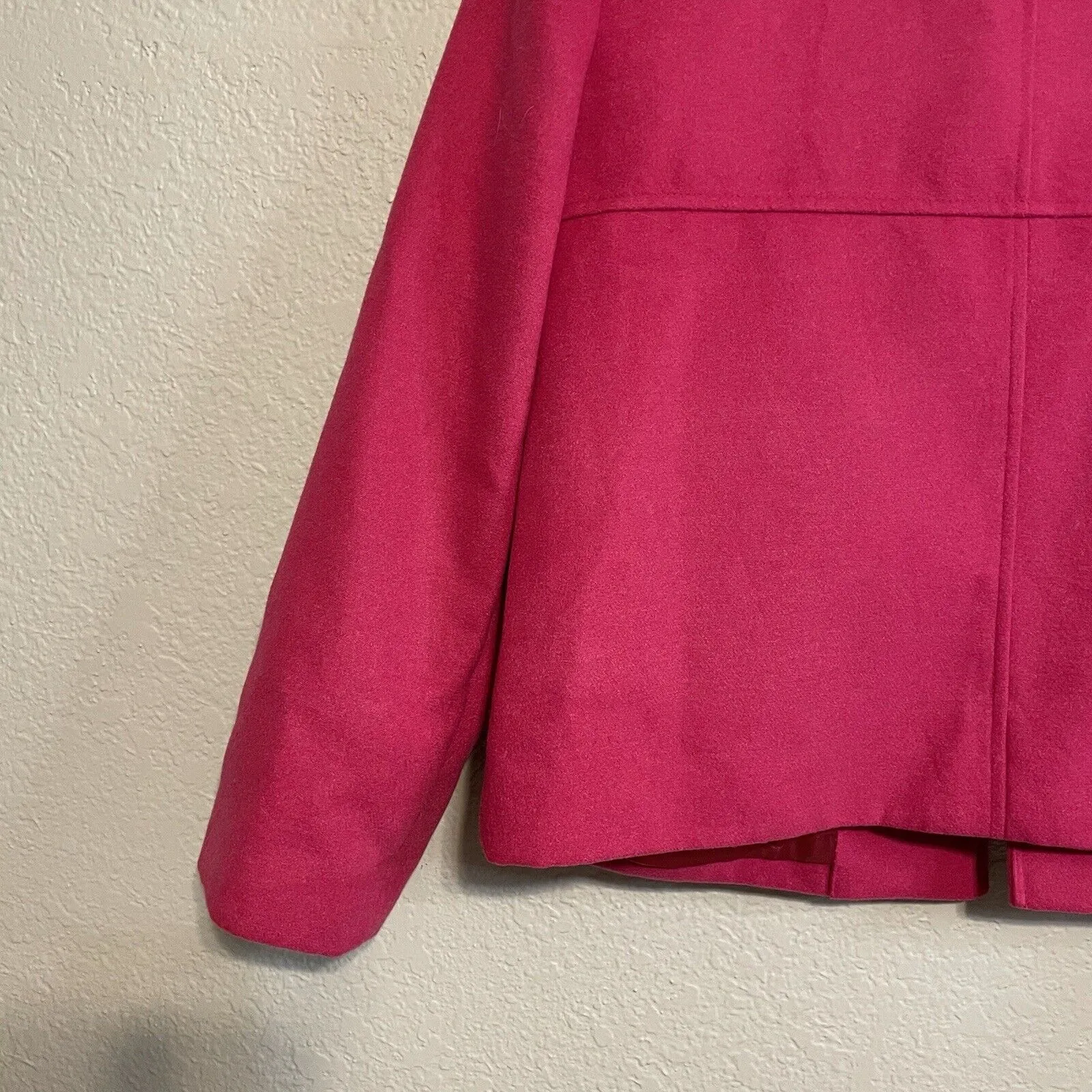 Fleece Open Front Jacket