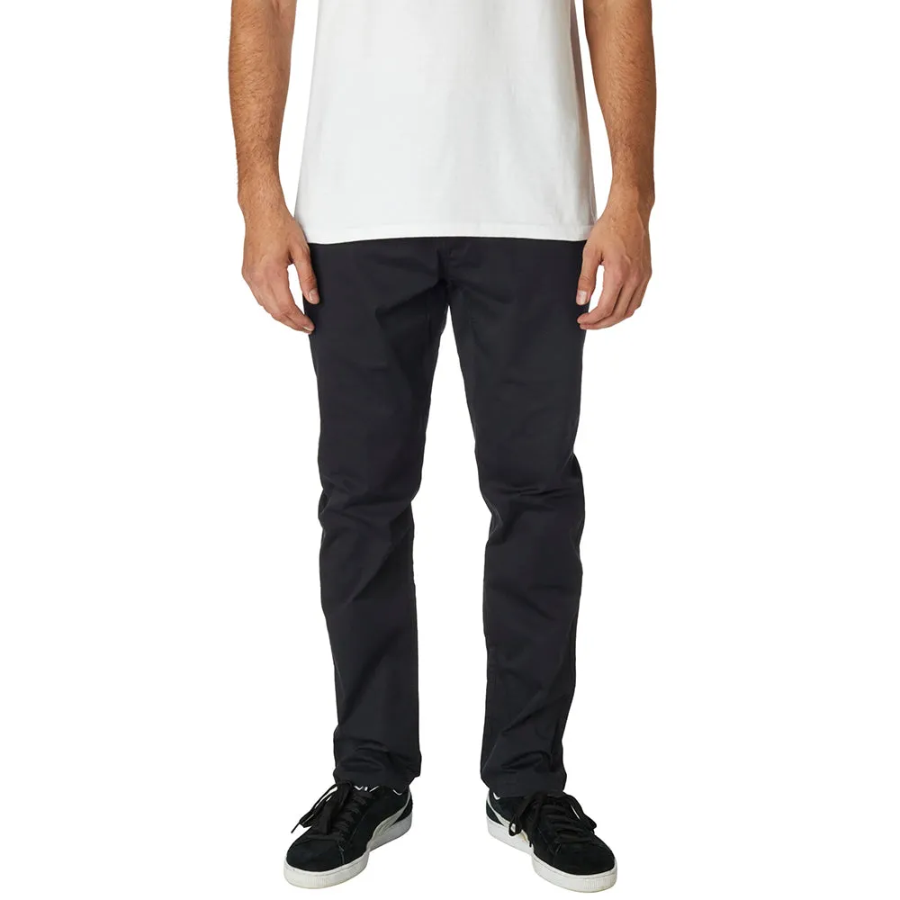 FOX STRETCH CHINO PANTS [BLACK] 38