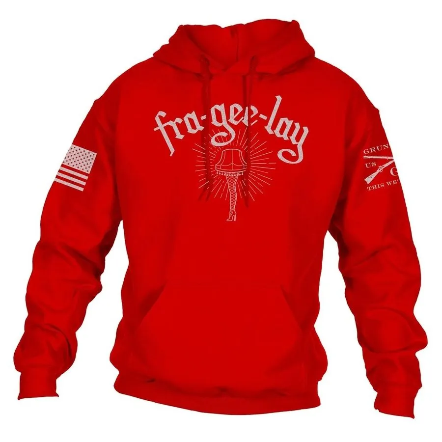 Fra-gee-lay Hoodie - Red