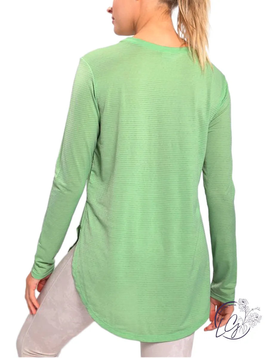 Full Potential Mesh Long Sleeve with Side Slits