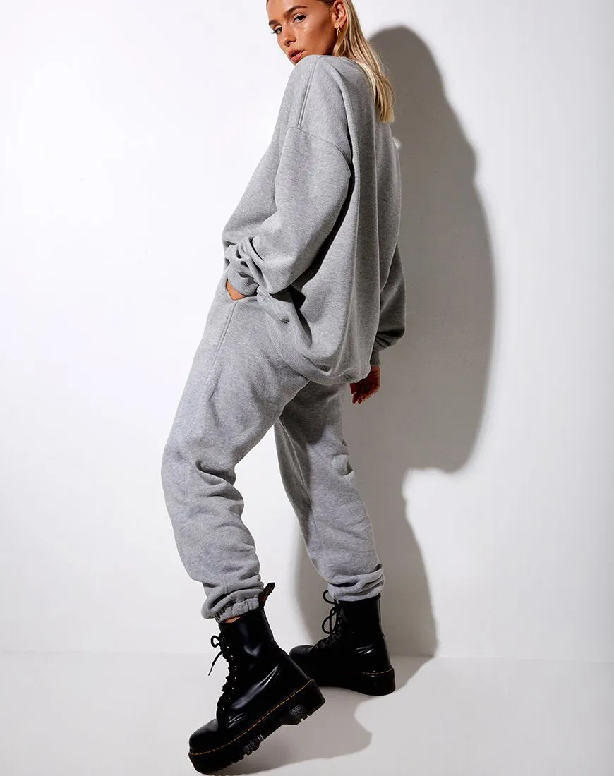 Glo Sweatshirt in Grey Marl Angelo