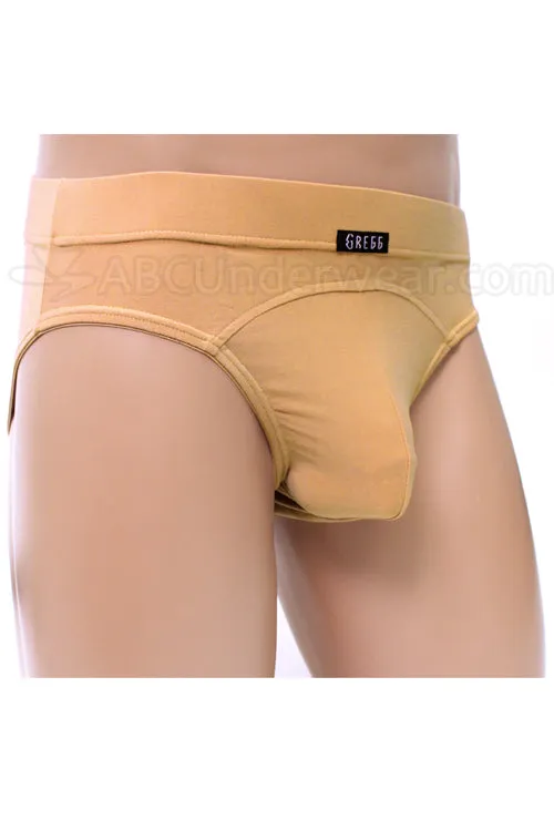 Gregg Contoured Microfiber Brief Underwear - Beige Tan