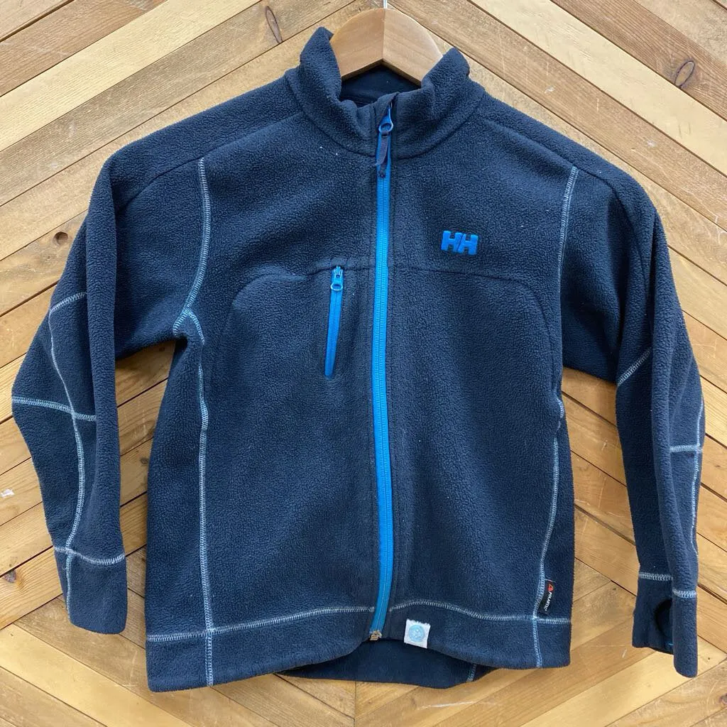 Helly Hansen- Boys' Fleece Zip Up- MSRP $50: black-children-5\6