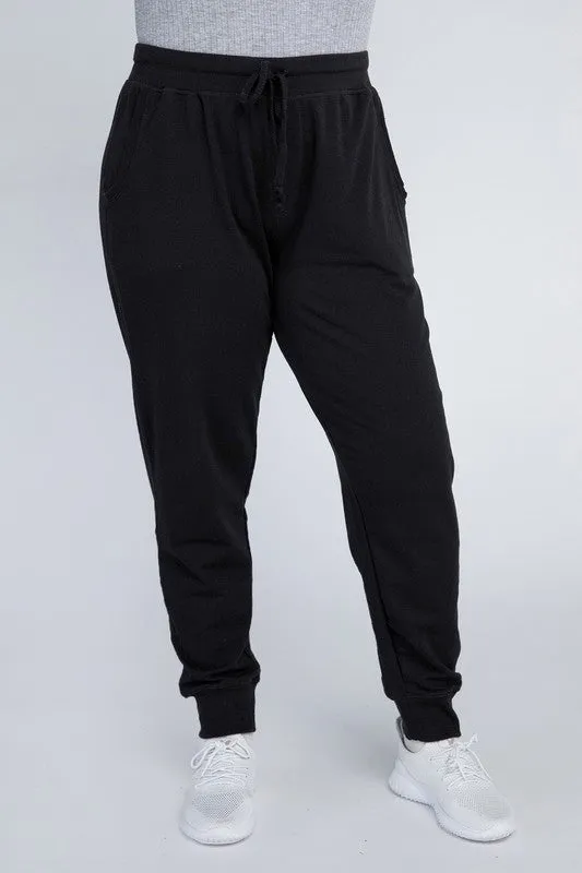 HI Curvy Plus Size Women Drawstring Jogger