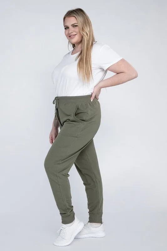 HI Curvy Plus Size Women Drawstring Jogger