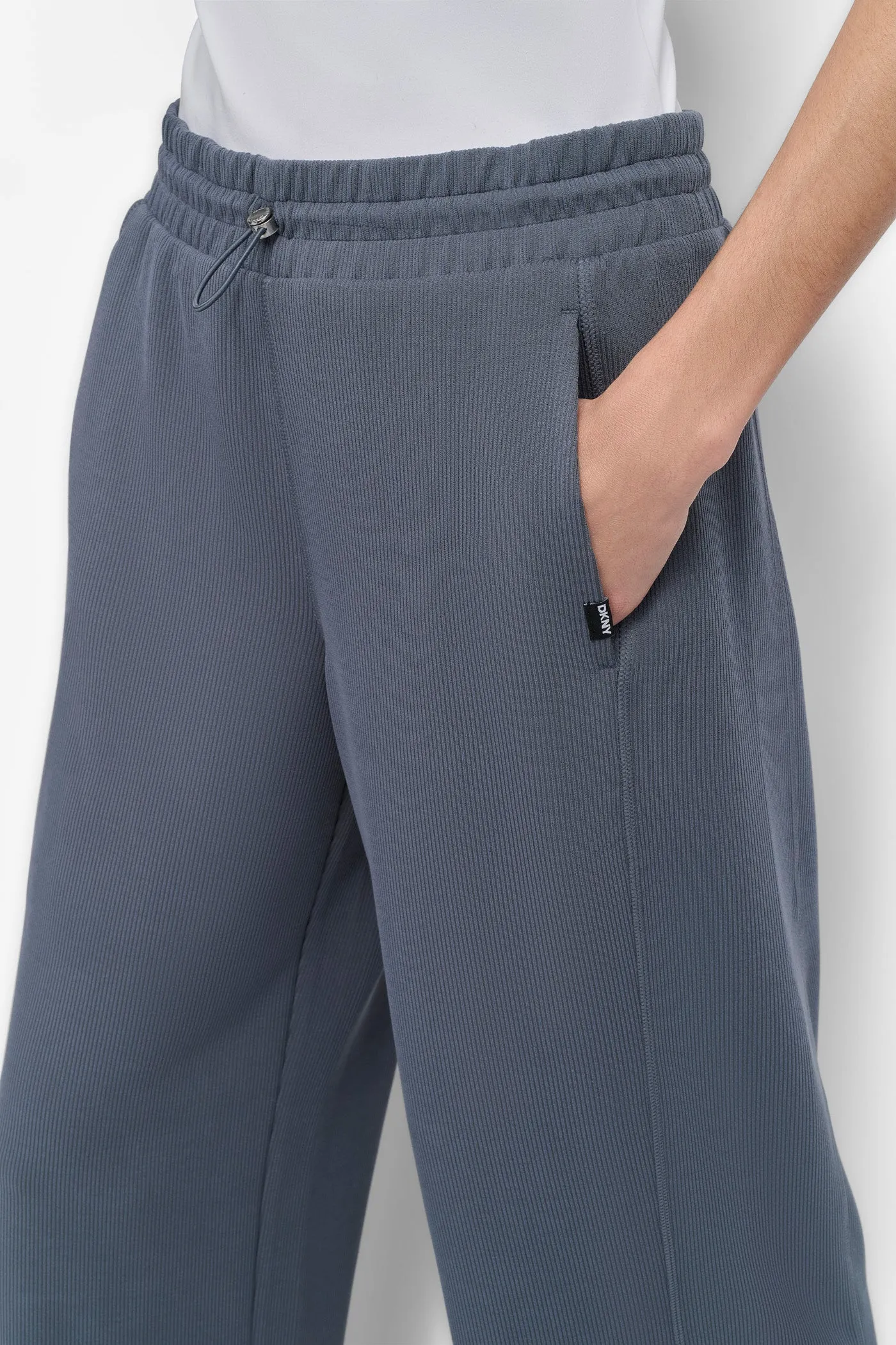 HIGHLINE RIB HIGH WAIST WIDE LEG 30IN PANT