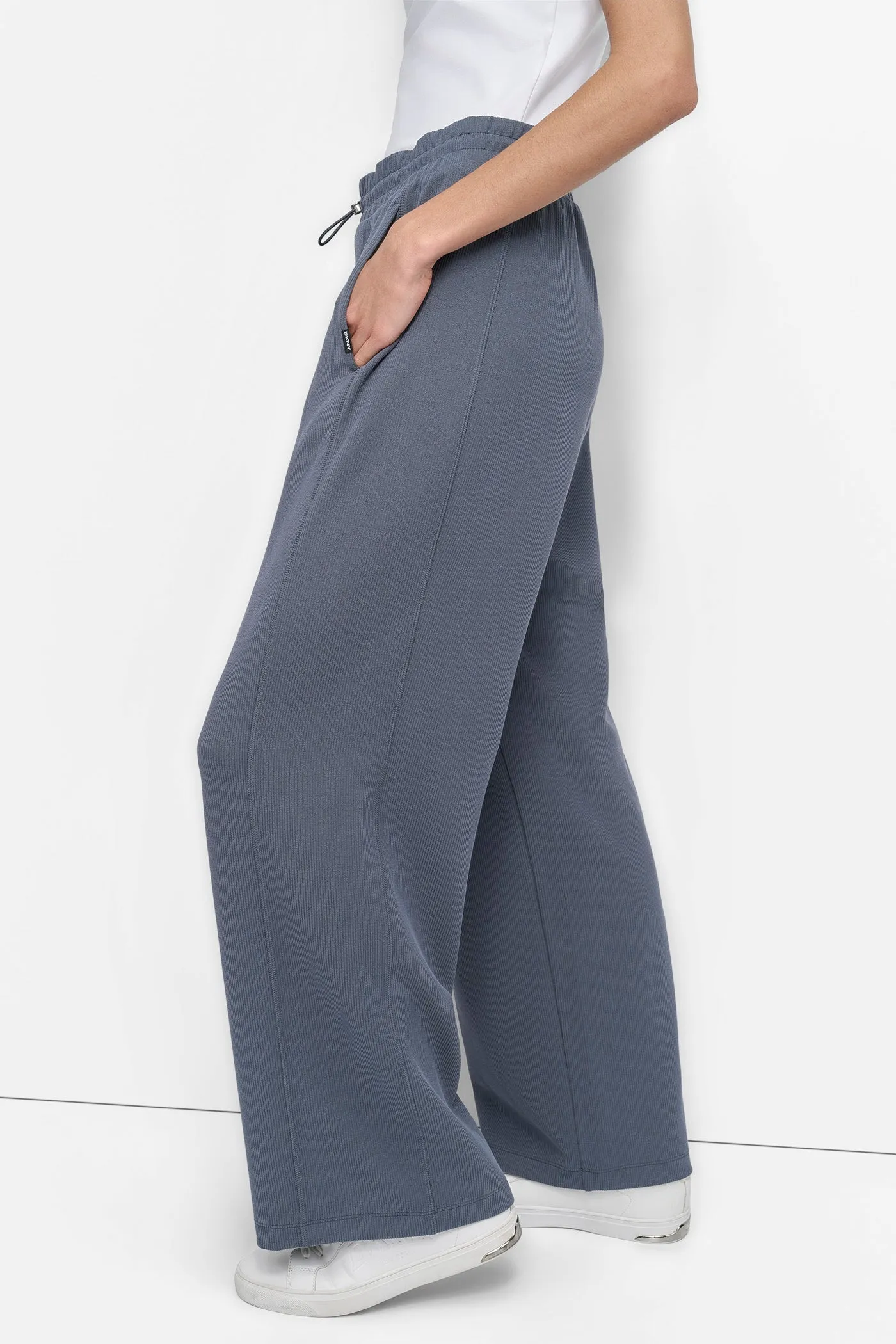 HIGHLINE RIB HIGH WAIST WIDE LEG 30IN PANT