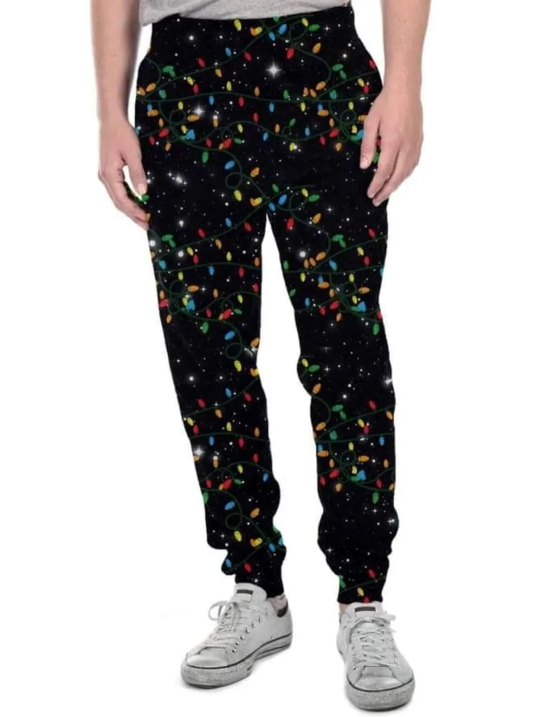 Holiday Lights Leggings, Capris, joggers