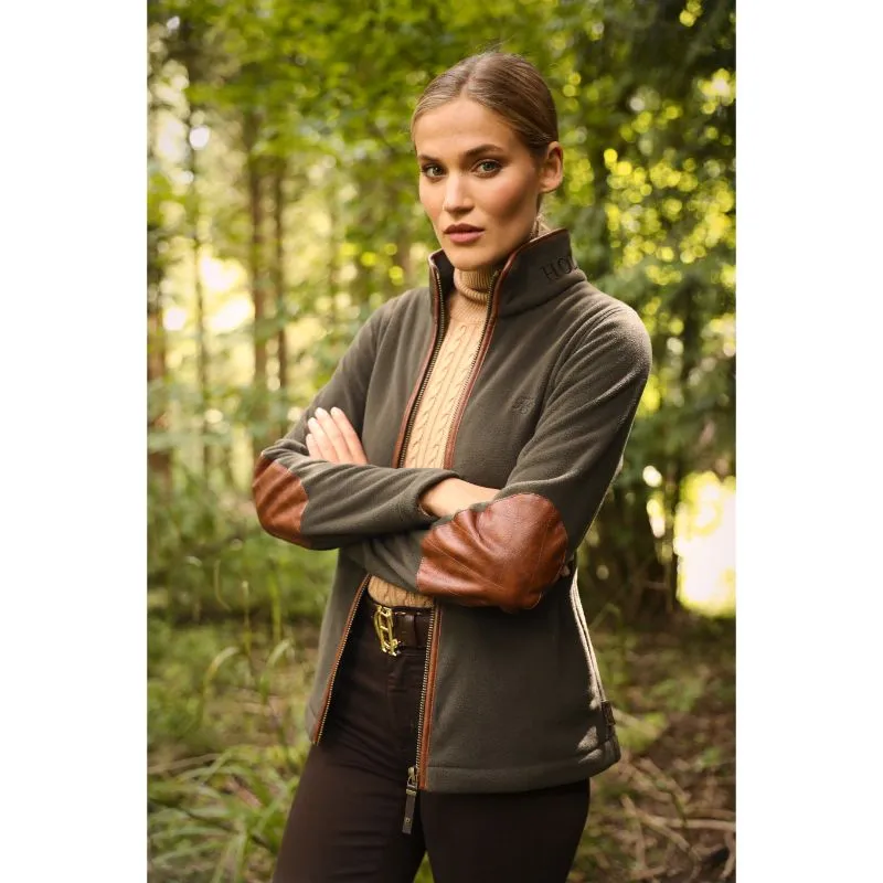 Holland Cooper Country Ladies Fleece Jacket - Khaki