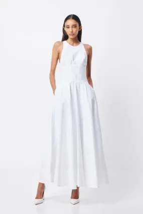 Homage Maxi Dress White