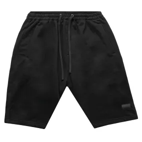 HOMME  Rubber Patch Shorts Black