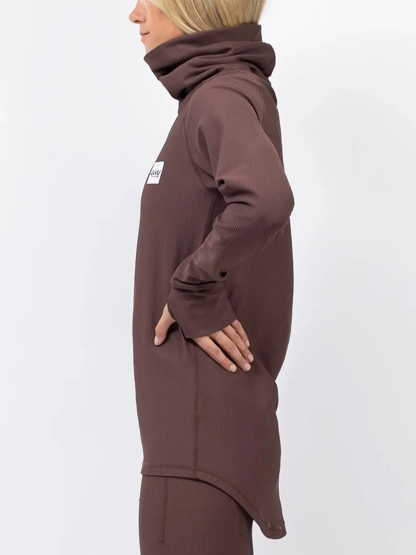 Icecold Gaiter Rib Chocolate Top Layer