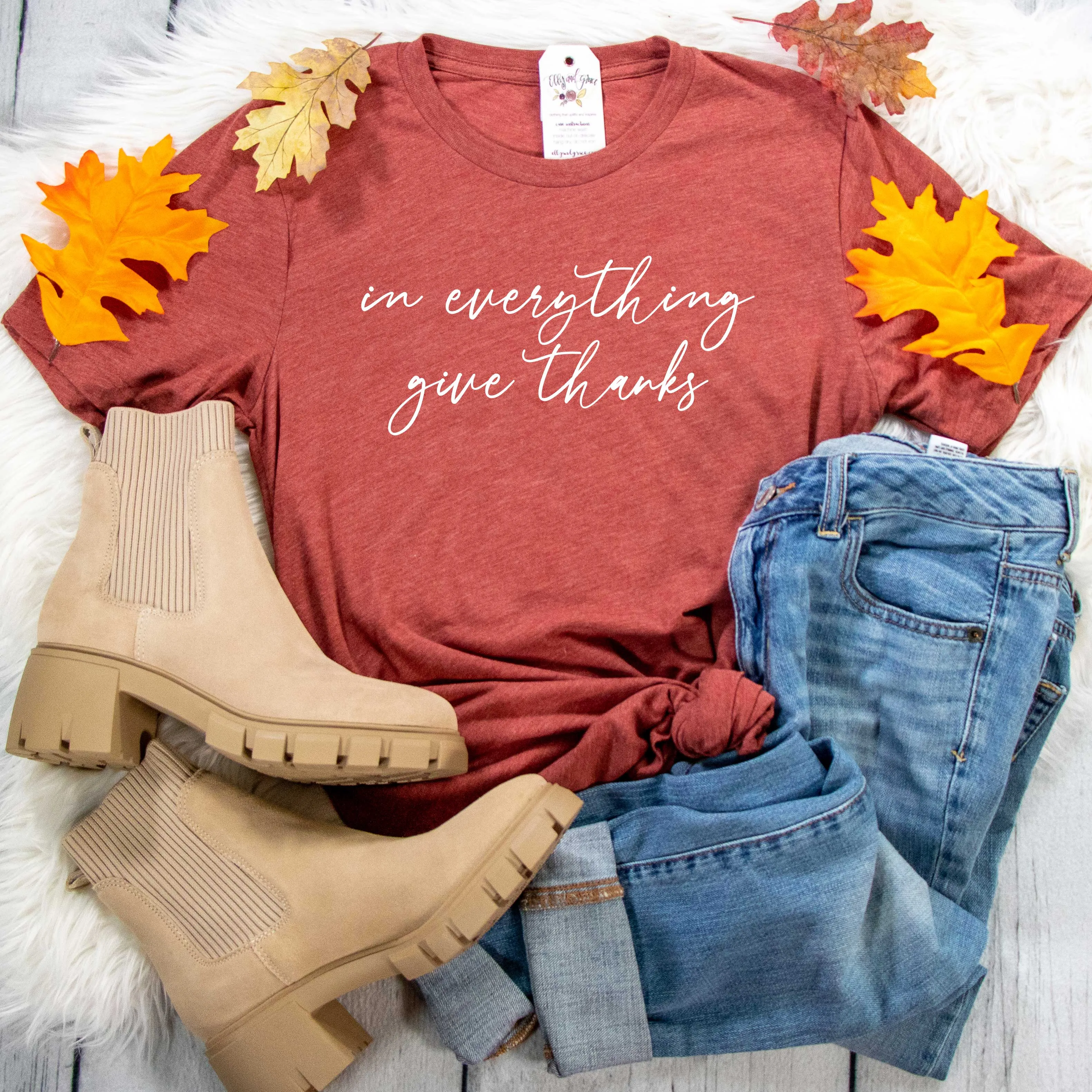 In Everything Give Thanks Unisex Shirt