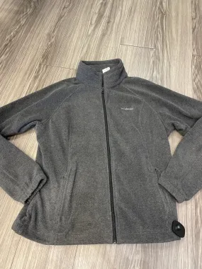 Jacket Fleece By Columbia In Grey, Size: Xl