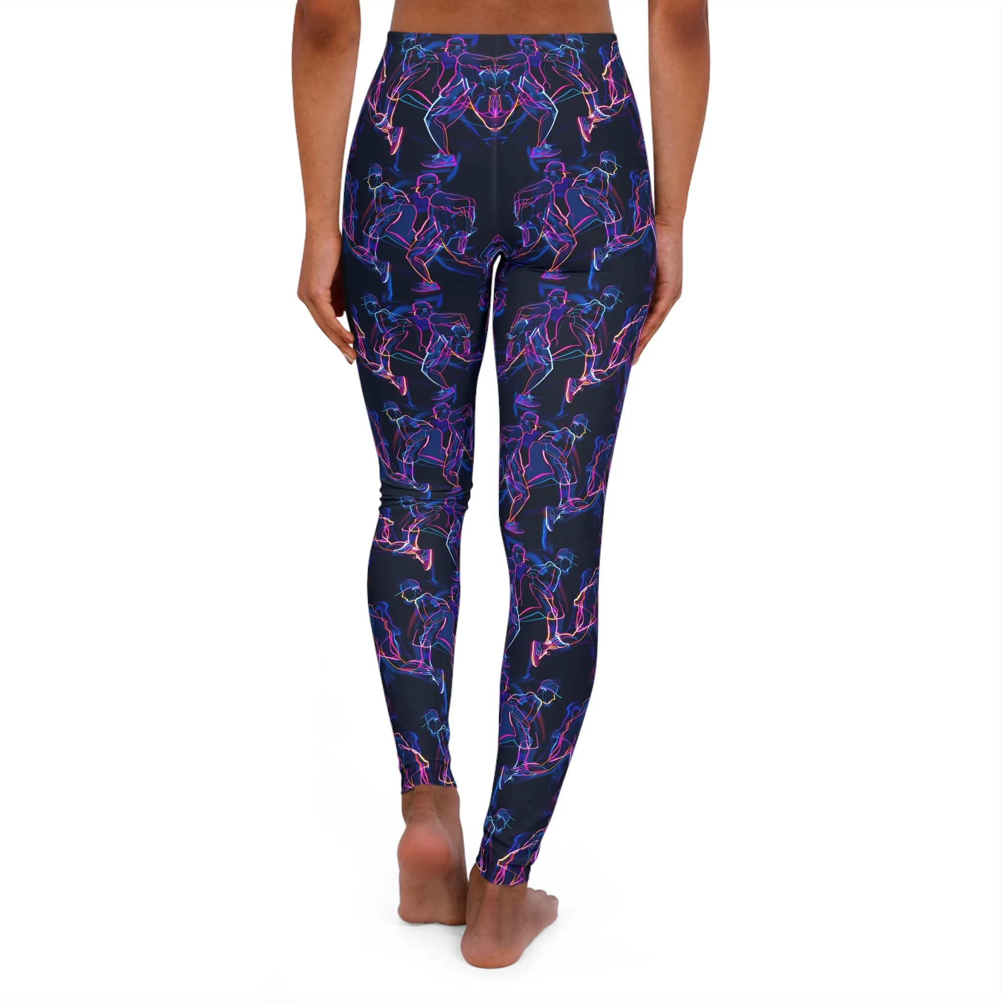 Jogging #2 Women's Spandex Leggings  - UK, USD, AUS