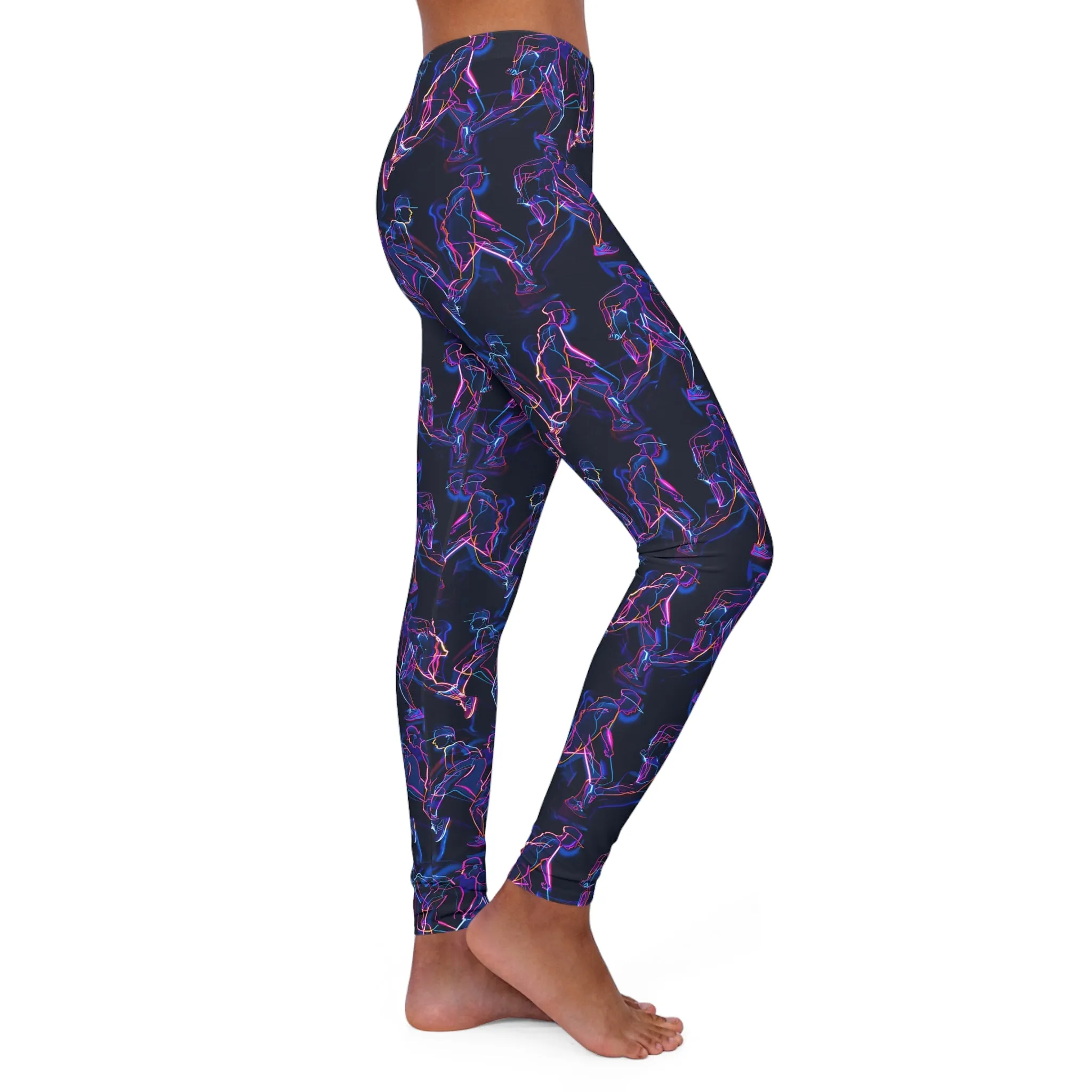 Jogging #2 Women's Spandex Leggings  - UK, USD, AUS