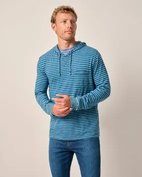 Johnnie-O Men's Zeus Striped Cotton Hoodie