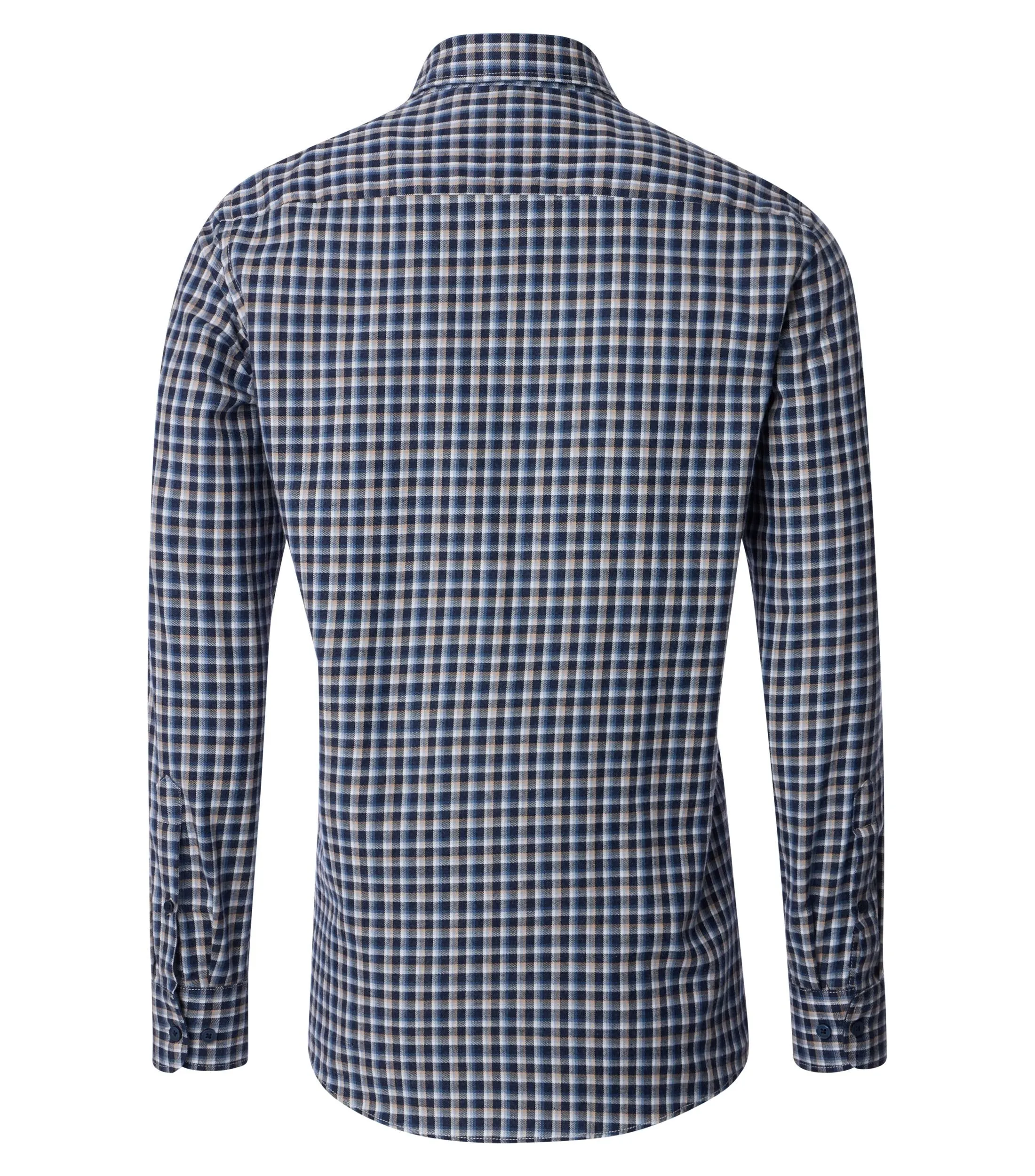 Kent Casual Fit Long Sleeve Check Shirt