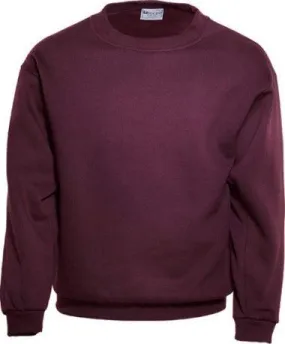 Kids Crew Neck Fleece - Maroon