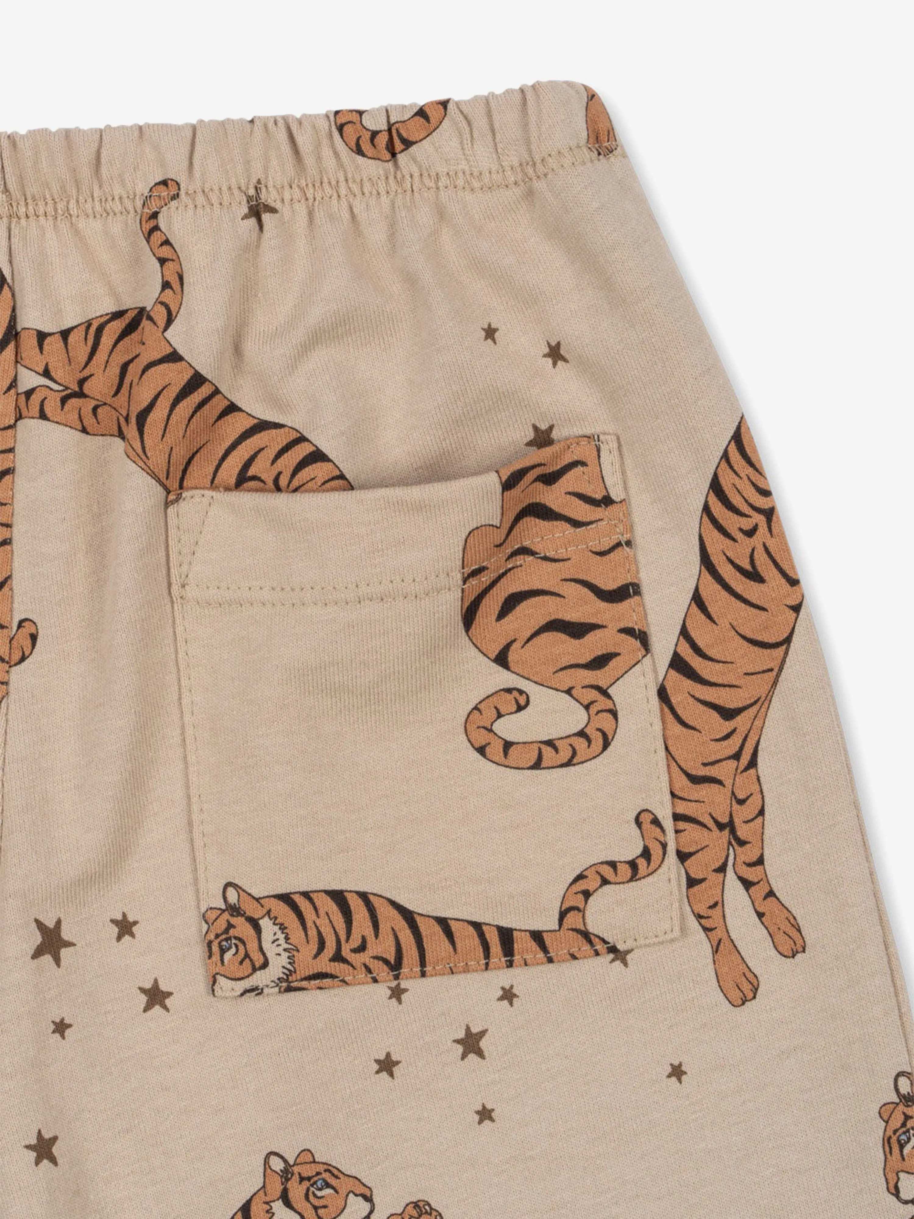 Konges Sløjd Kids Drey Tiger Joggers in Ivory