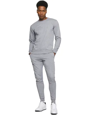 Kruze | Mens Crew Neck Sweatshirt Tracksuit Set