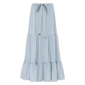 Light Denim Cottage Skirt