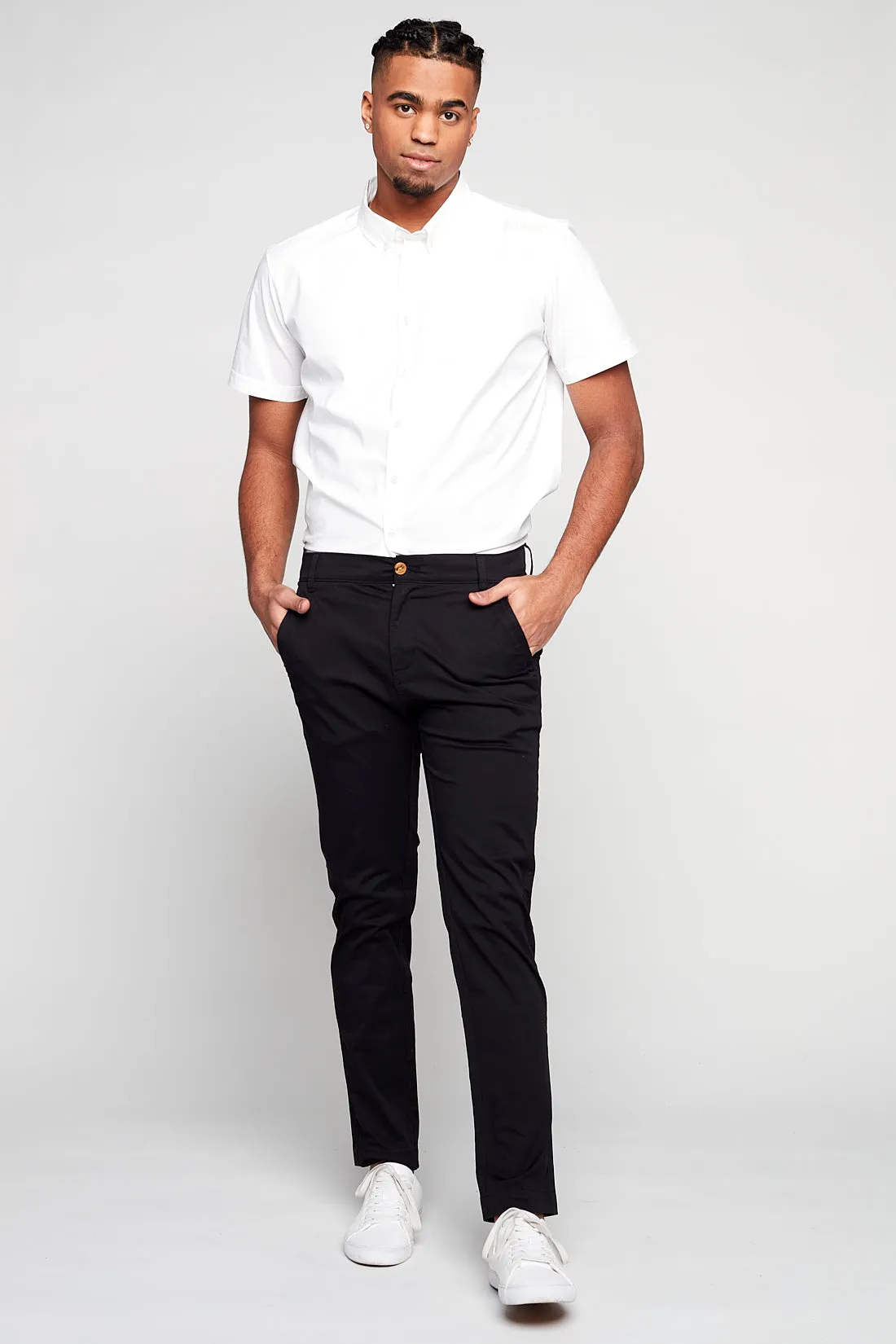 MARLEY - Slim Fit Chinos - Black