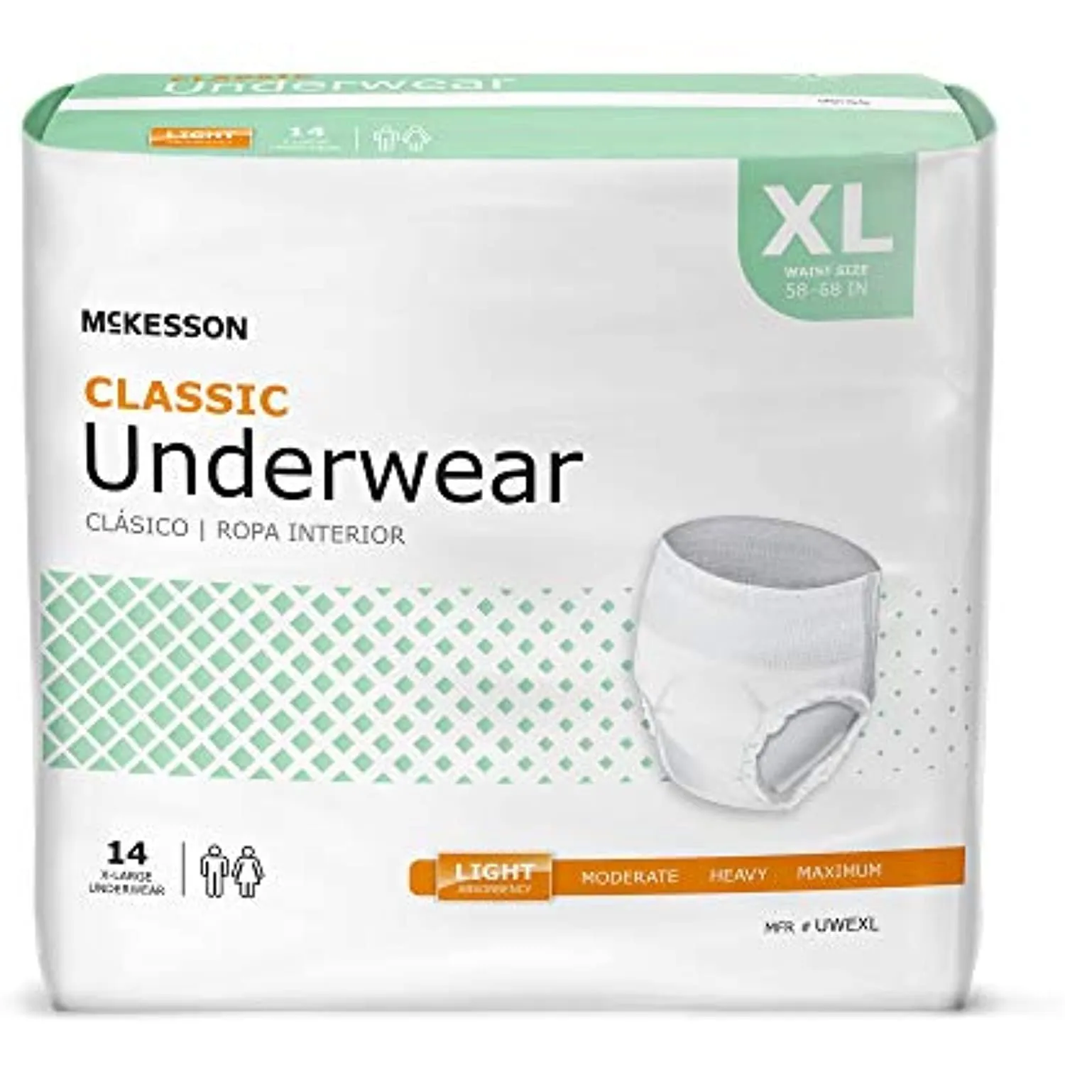 McKesson Classic Underwear