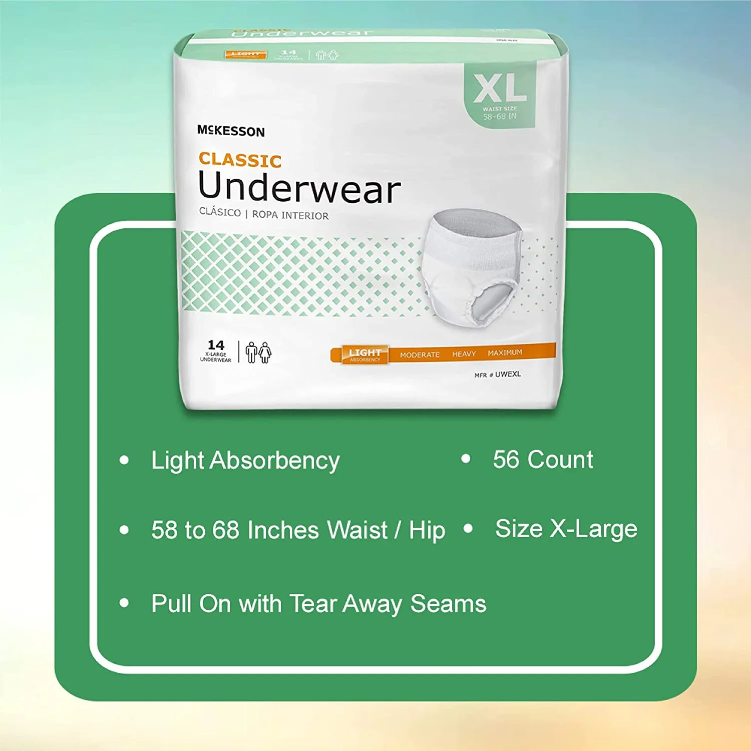 McKesson Classic Underwear