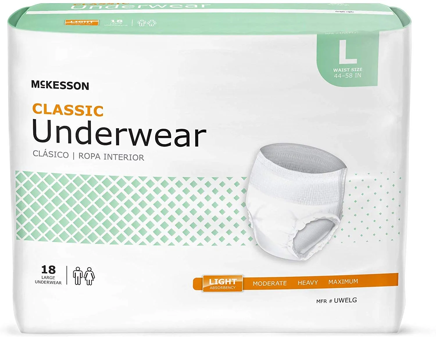 McKesson Classic Underwear