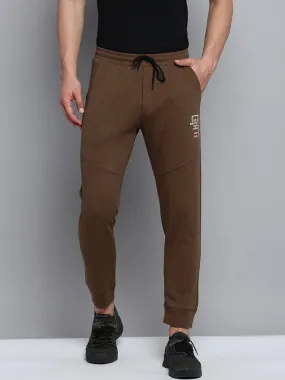 Men Brown Solid Casual Jogger