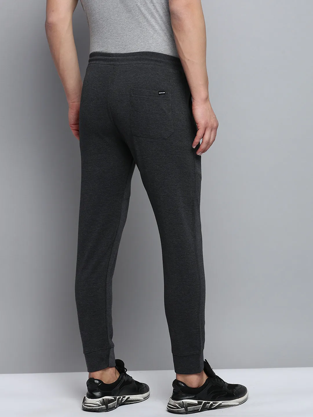 Men Grey Solid Casual Jogger