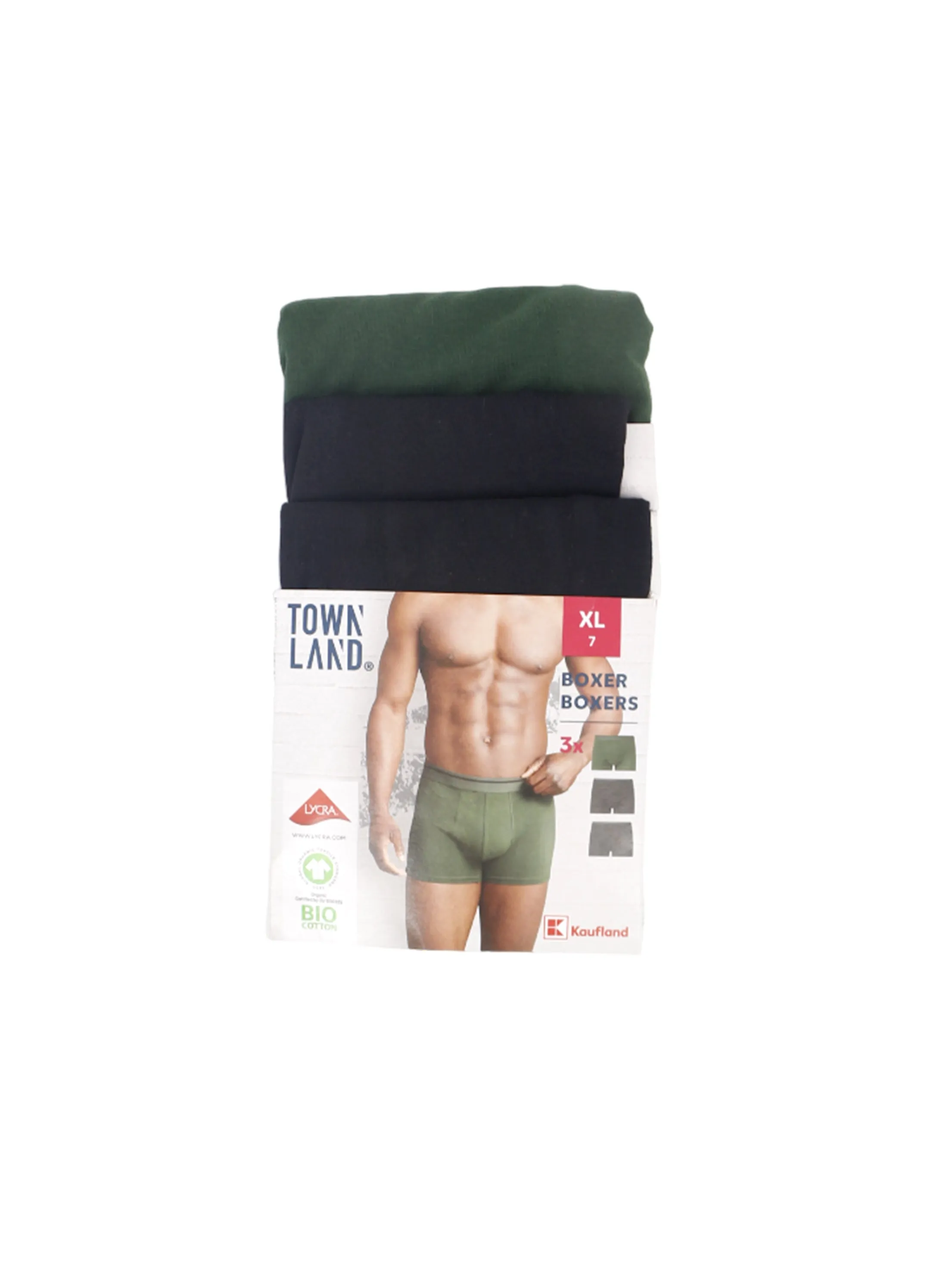 Men's 3 Pack Plain Solid Boxer,Black/Dark Green