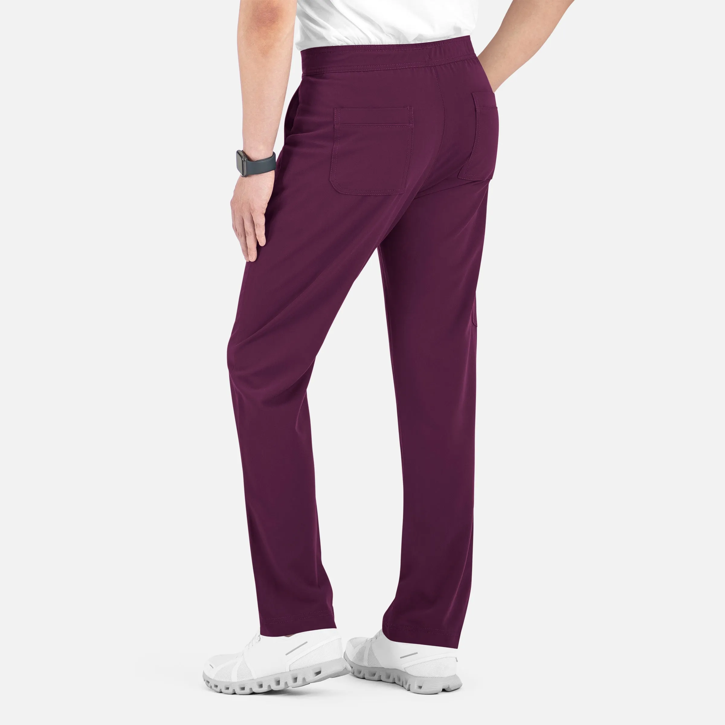 Men's Contrast Piping Cargo Pant by Maevn (Regular) XS-3XL /Wine